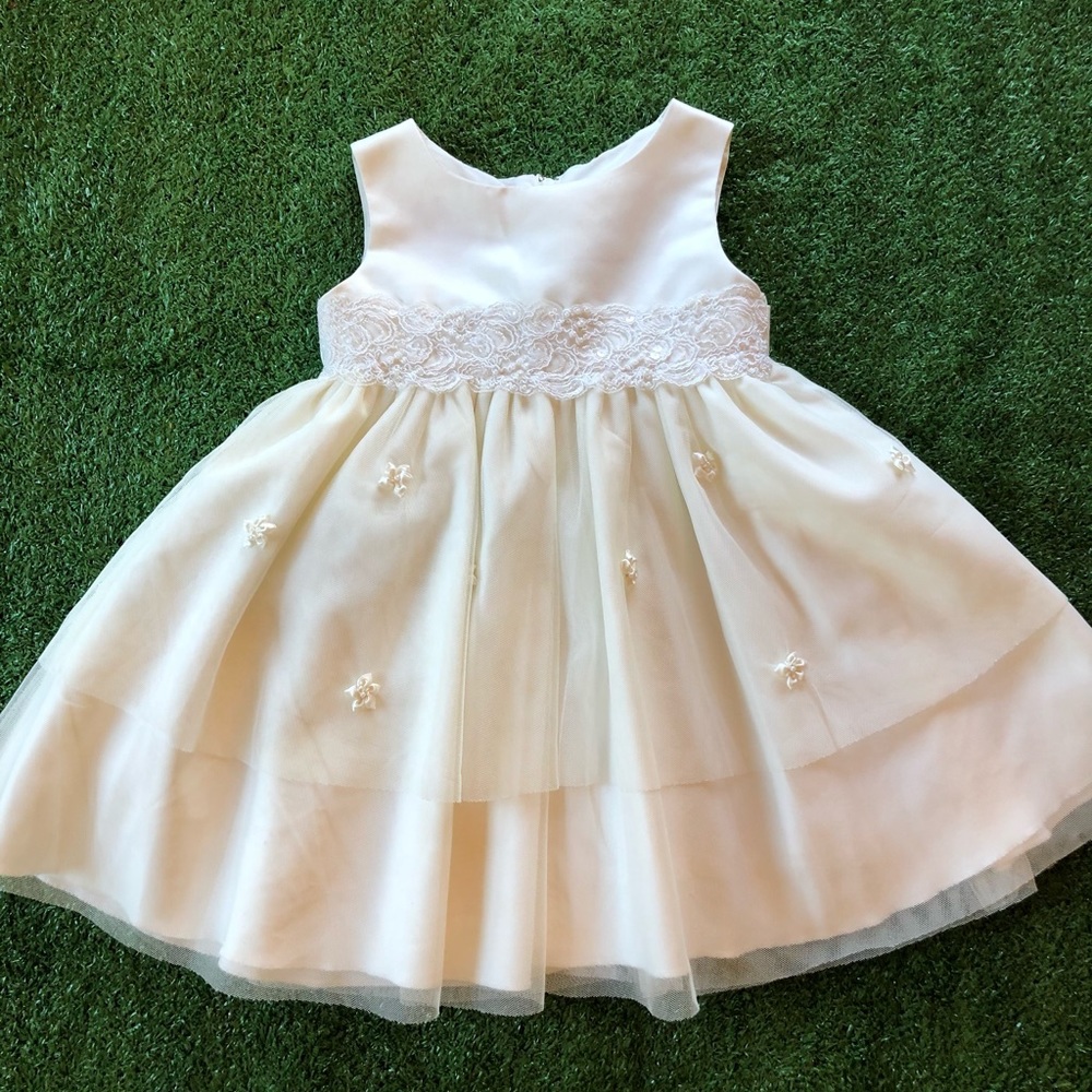 Ivory White Occasion Dress